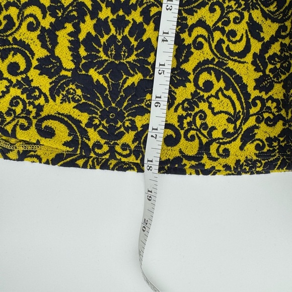 Anthropologie Maeve XS | Baroque Floral A-Line Mini Skirt | Elastic Waist - Picture 3 of 6